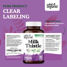 Composition des capsules de chardon-marie Wild & Organic