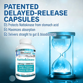 Composition des capsules de Nattokinase Bio Absorb