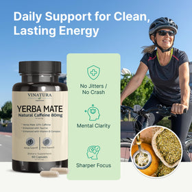Composition des capsules de Yerba Mate avec taurine et vitamines B