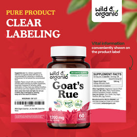 Composition des capsules Wild & Organic, présentation sur fond neutre