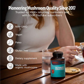 Composition des champignons dans le complément FreshCap Mushrooms