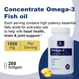 Composition des gélules molles Omega 3 JulyDeer