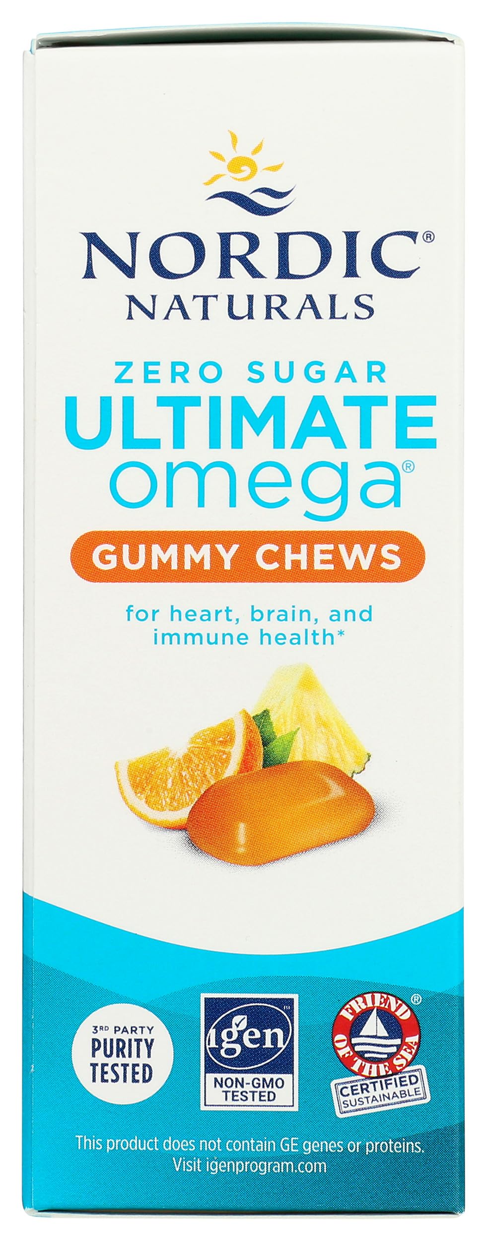 Composition des gommes Omega 3 Nordic Naturals, ingrédients