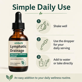 Composition des gouttes de drainage lymphatique vegan