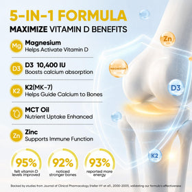 Composition des gouttes de Vitamine D3 K2 de Venture Pal