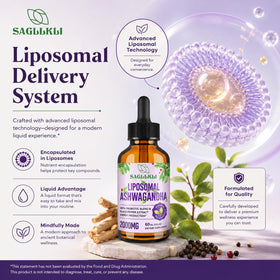 Composition des gouttes liposomales d'Ashwagandha Sagllkli