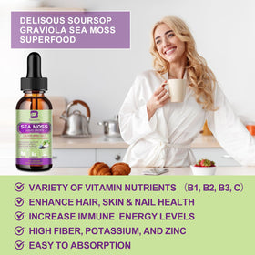 Composition des gouttes liquides de mousse de mer B BEWORTHS, ingrédients naturels