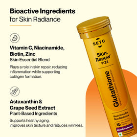 Composition des ingrédients de SETU Glutathione