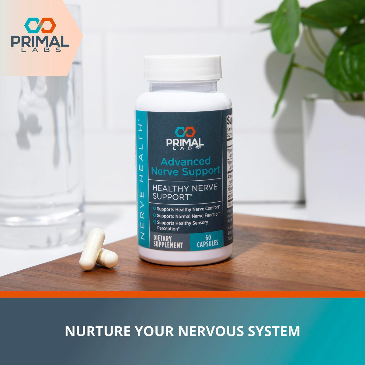 Composition des ingrédients des capsules Primal Labs