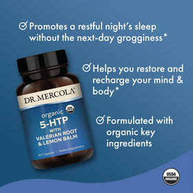 Composition des ingrédients du 5-HTP Bio de Dr. Mercola