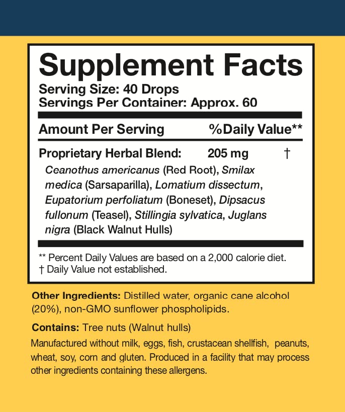 Composition des ingrédients du Researched Nutritionals BLT