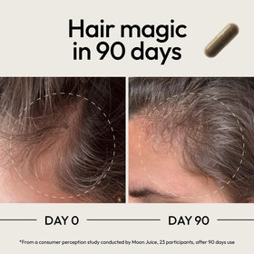 Composition des vitamines SuperHair sur l'étiquette