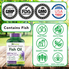 Composition détaillée des gélules TNVitamins Omega-3
