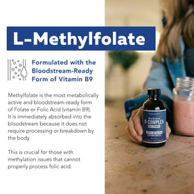 Composition du complexe de vitamines B methylé Triquetra Health