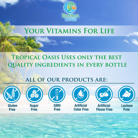 Composition du Complexe de Vitamines B Tropical Oasis
