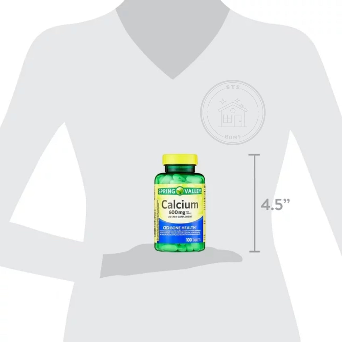 Composition du flacon de calcium STS Home
