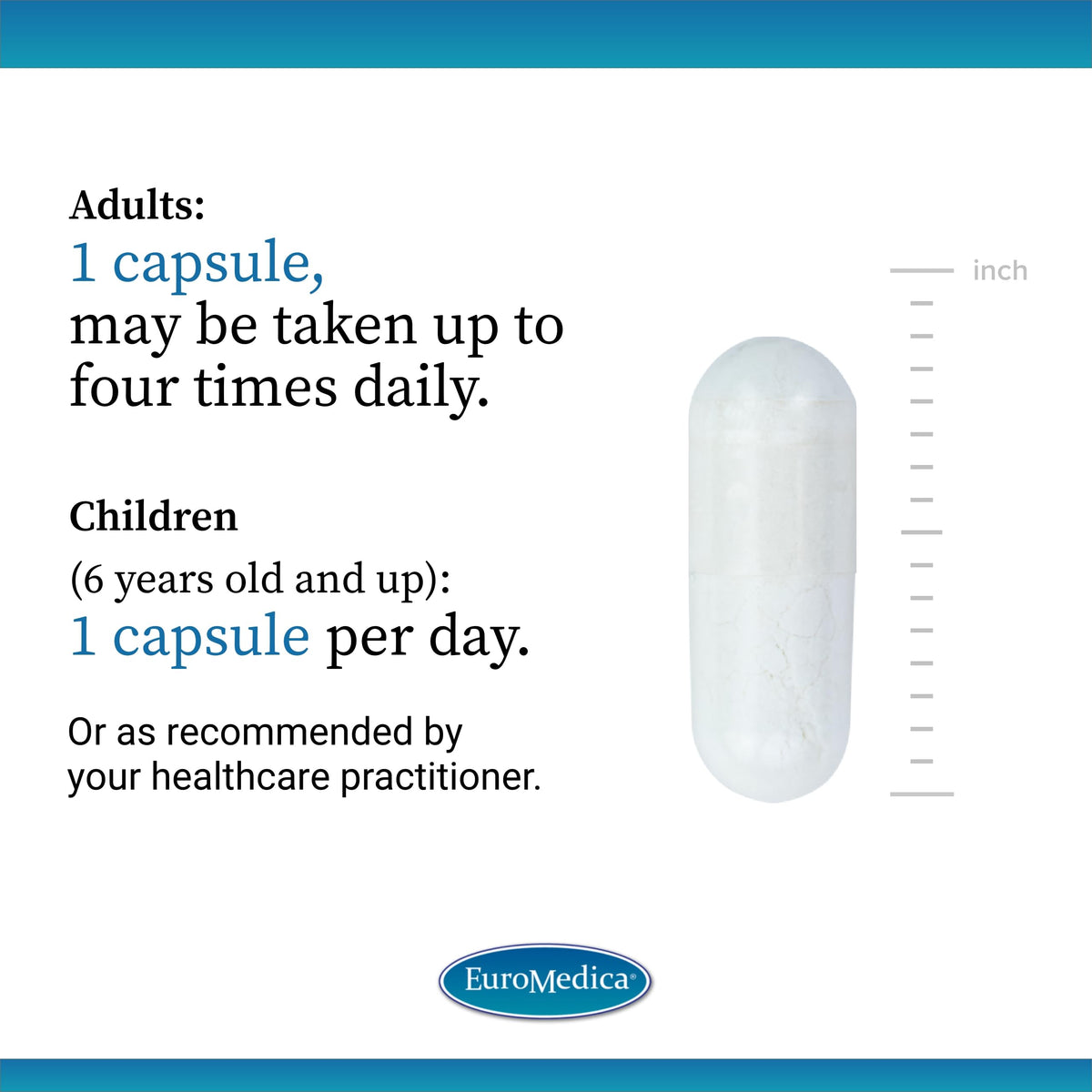 Composition du produit EuroMedica Magnésium + P-5-P affichée