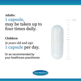Composition du produit EuroMedica Magnésium + P-5-P affichée