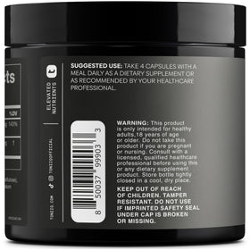 Composition du Toniiq Magnésium Glycinate 3000 mg sur l'étiquette