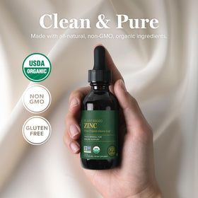 Composition du zinc liquide Global Healing Center, ingrédients naturels
