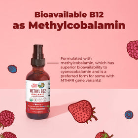 Composition et ingrédients du Spray MARYRUTH'S Methyl B12