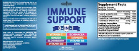 Composition nutritionnelle des capsules NEW AGE 8 en 1