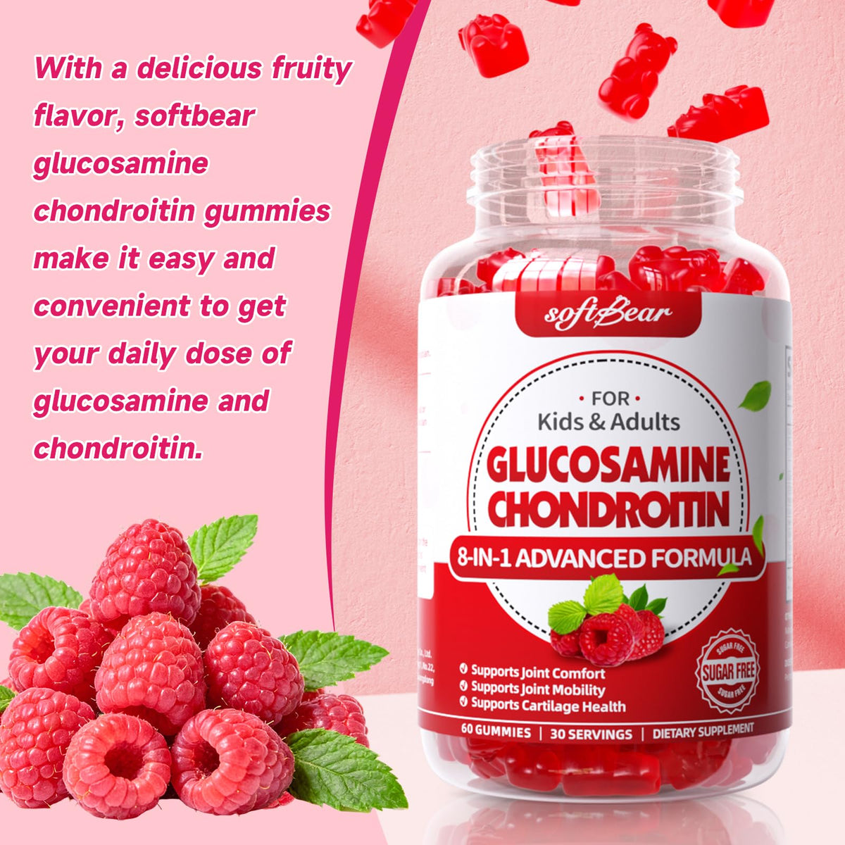 Composition nutritionnelle des gummies softbear