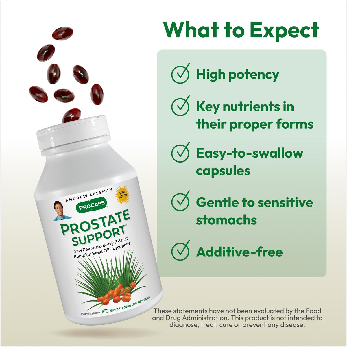 Composition nutritionnelle du complément Saw Palmetto