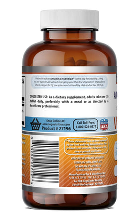 Comprimé B6 Amazing Nutrition en gros plan