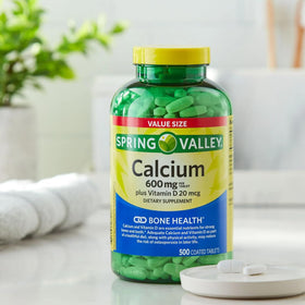 Comprimé de calcium GoodDealsHouse avec indication de 600 mg et 20 mcg de vitamine D