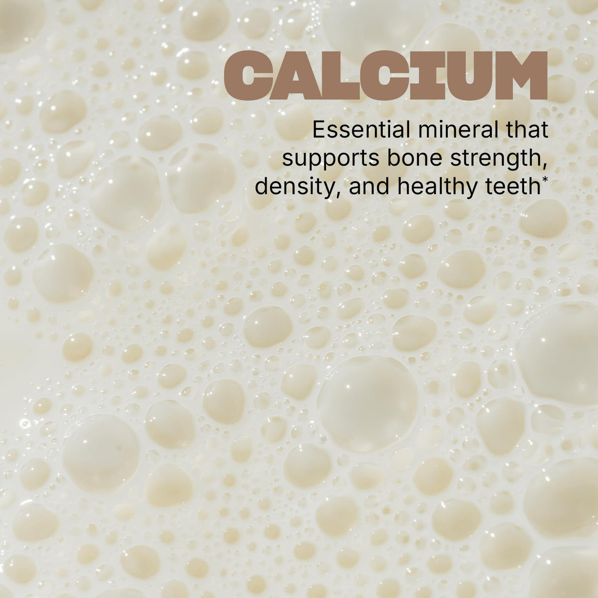 Comprimé de calcium Swisse avec Vitamine D3, gros plan