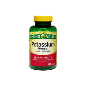 Comprimé de potassium STS Home avec dosage de 99 mg