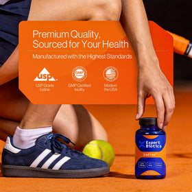 Comprimé Expert Biotics Iodine+ 12,5 mg sur une main