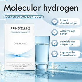 Comprimé Retinova d'hydrogène H2 effervescent en dissolution dans l'eau