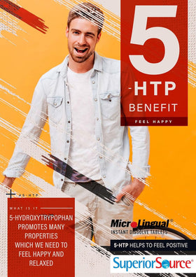Comprimés 5-HTP 50 mg dans une main