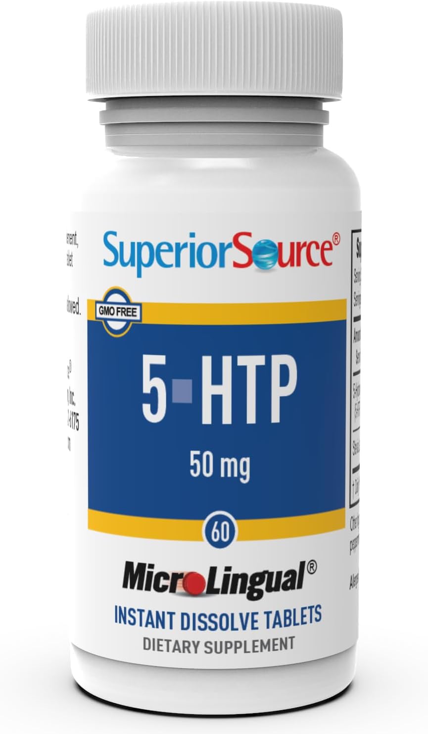 Comprimés 5-HTP 50 mg de quality Source, boîte de 60 comprimés