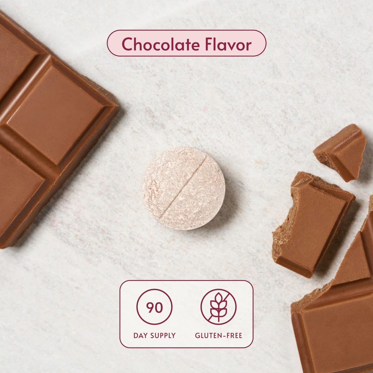 Comprimés à mâcher au calcium citrate Bariatric Advantage chocolat