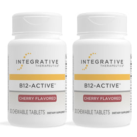Comprimés à mâcher cerise B-12 Active d'Integrative Therapeutics, vue avant