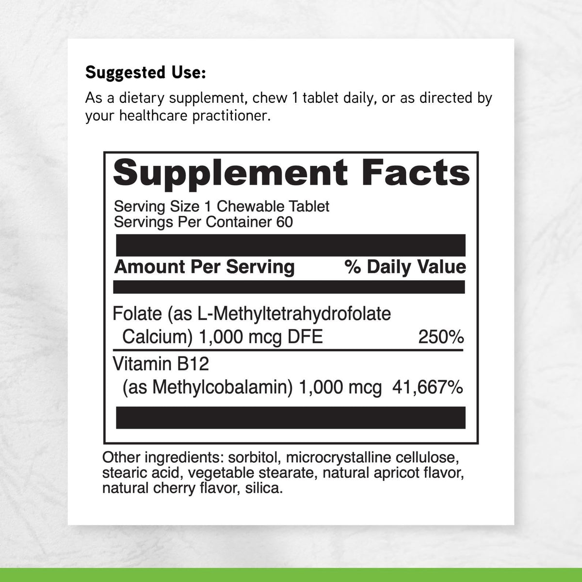 Comprimés à mâcher DAVINCI Active Folate B12 en situation quotidienne
