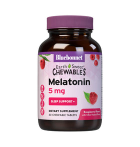 Comprimés à mâcher de Melatonine 5 mg BlueBonnet, packaging avant