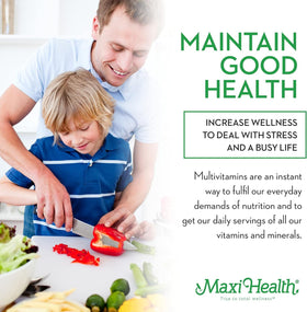 Comprimés à mâcher Maxi Health Multivitamines Enfants en couleur cerise