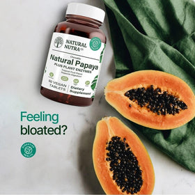 Comprimés à mâcher Natural Nutra Papaye sur une table