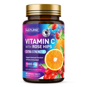 Comprimés à mâcher Vitamine C Built by Nature 1000mg saveur orange