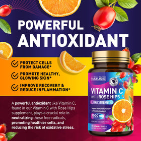 Comprimés à mâcher Vitamine C Built by Nature avec églantier