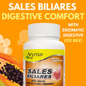 Comprimés Arymar Biliaires sur une surface blanche