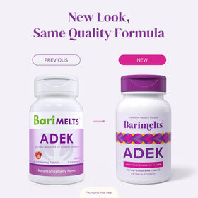 Comprimés BariMelts ADEK dans une main