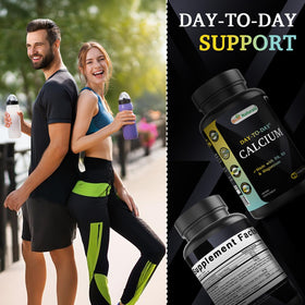 Comprimés Best Naturals Calcium D3 K2 Magnésium dans une main