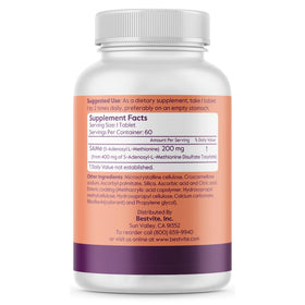 Comprimés BESTVITE SAM-e 200 mg dans un bol