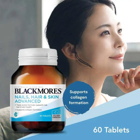 Comprimés Blackmores sur un fond neutre