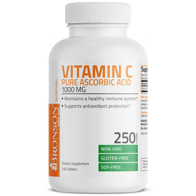 Comprimés Bronson Vitamine C 1000mg, prise quotidienne